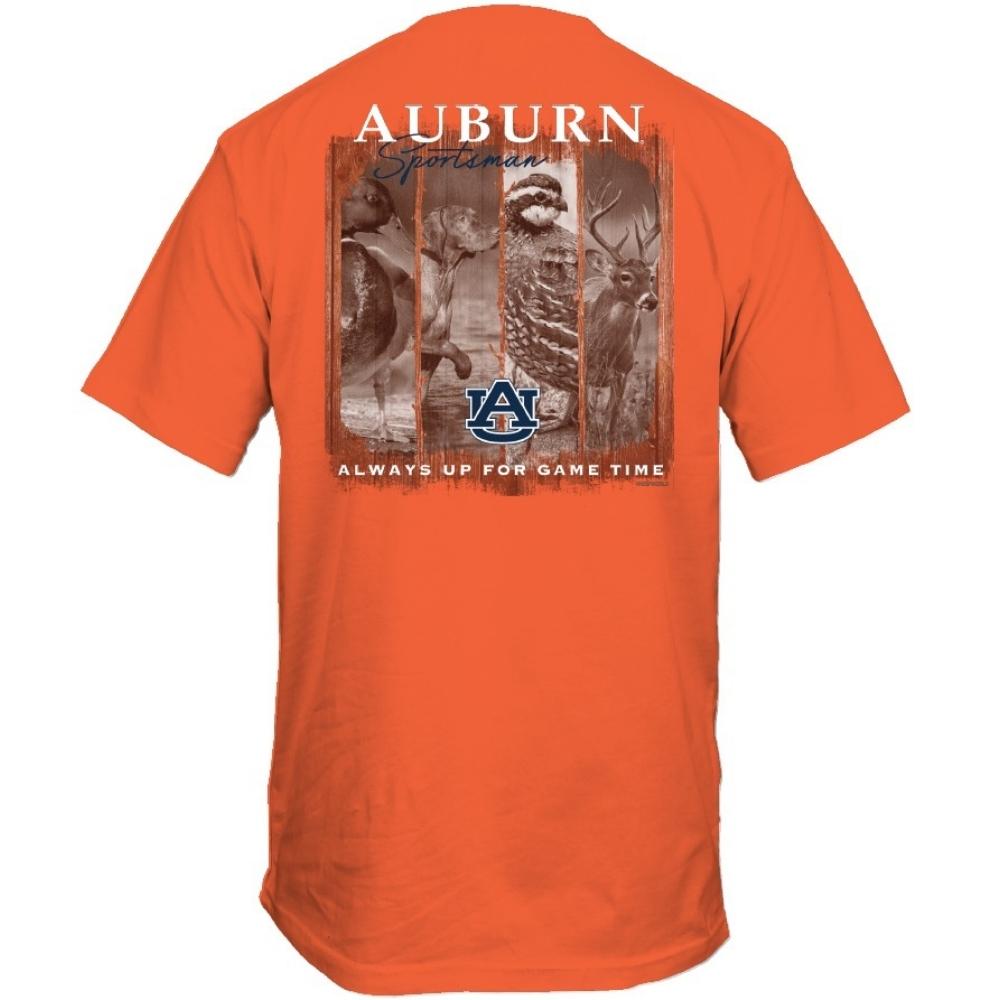 Auburn Tigers T-Shirt - Sportsman Hunting Deer Duck Quail - Orange