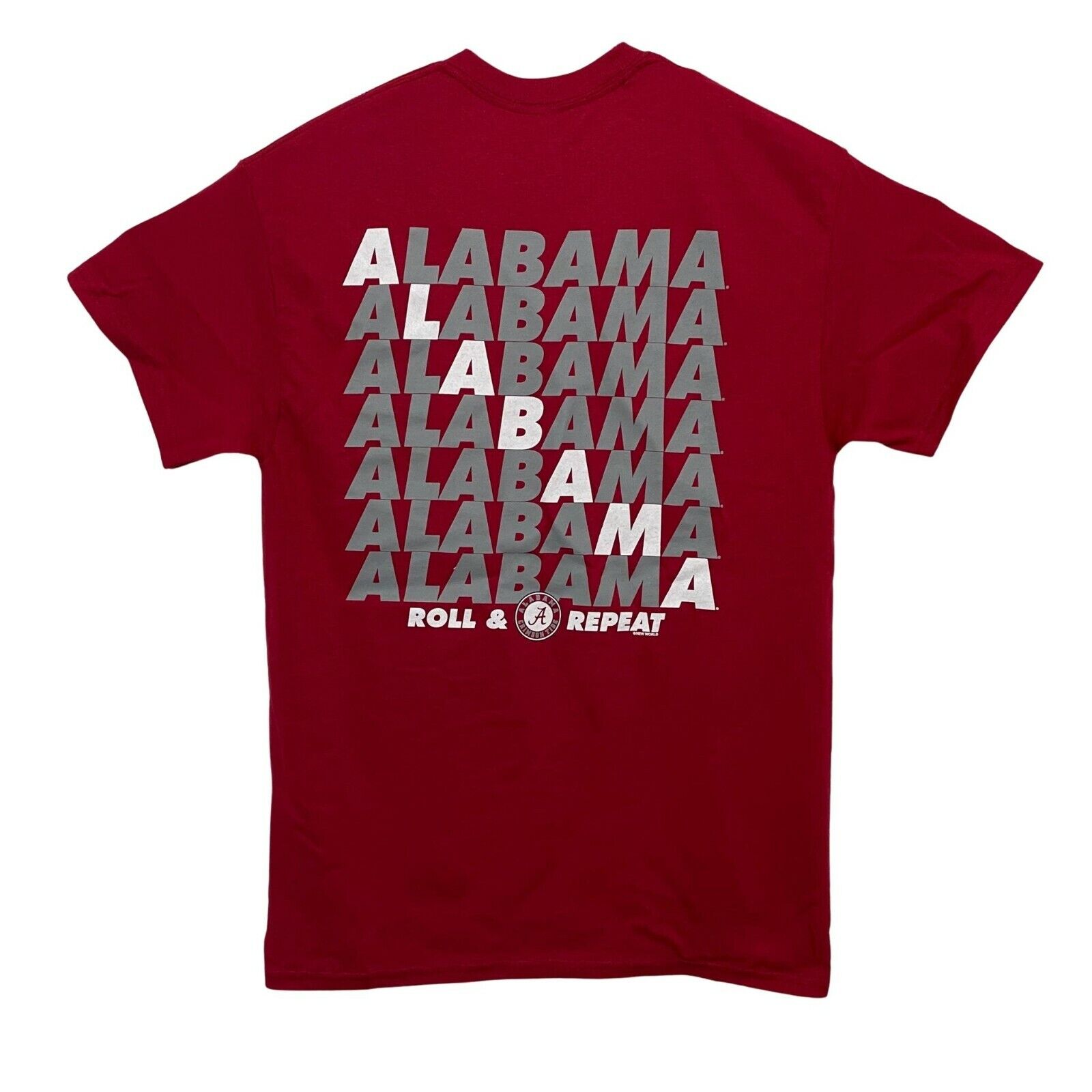 Alabama Crimson Tide T-Shirt - Roll & Repeat - Roll Tide Roll