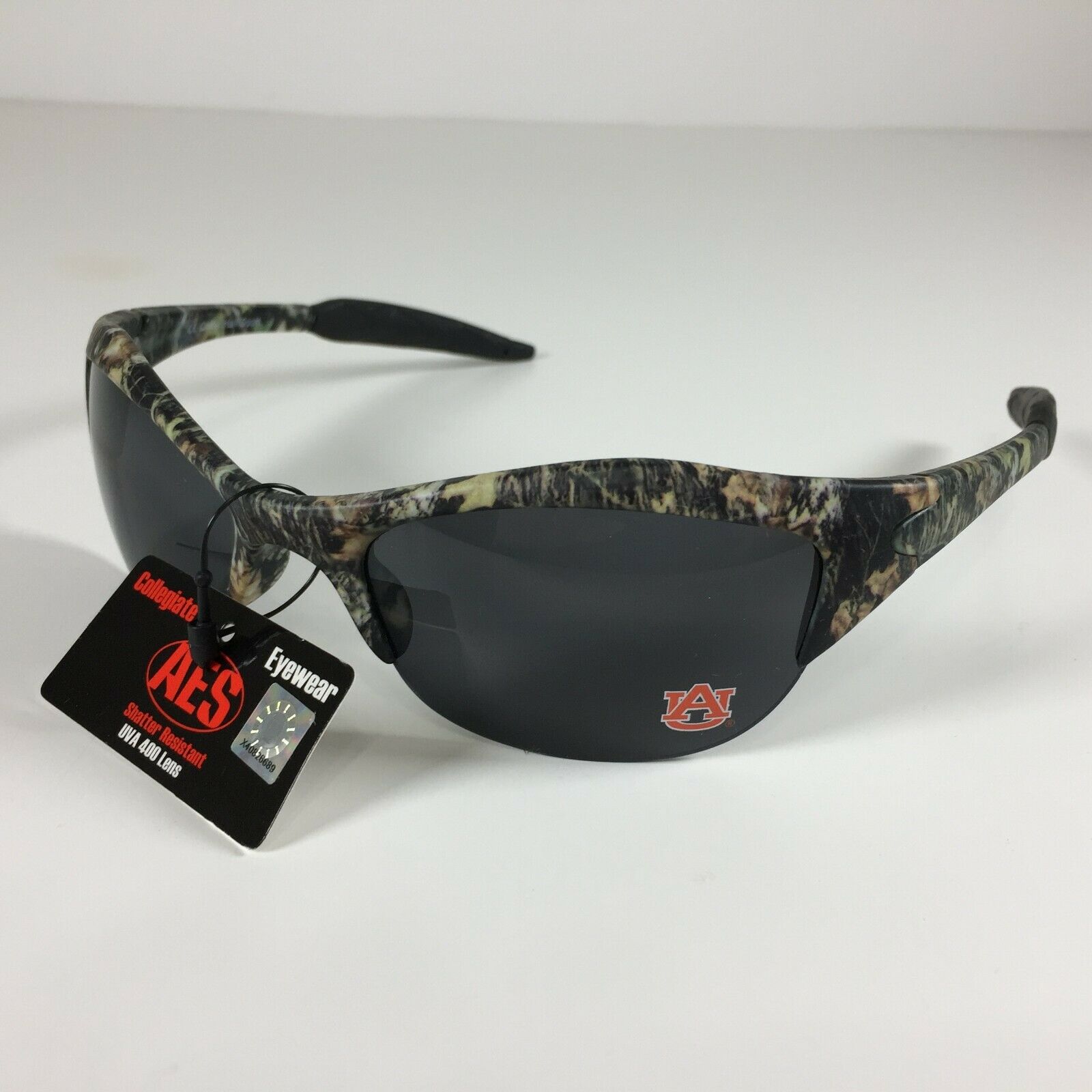 Auburn Tigers Camo Sunglasses AES Optics UVA 400 Lens Shatter Resistant